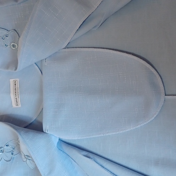 Pablo Collection Blue Skirt Suit - Picture 9 of 17